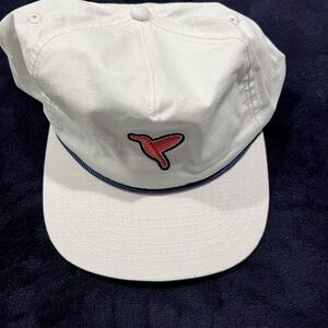 Birddogs White Cap with Red Logo